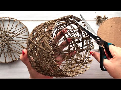 DIY Idea of Jute Wicker Basket | Jute idea