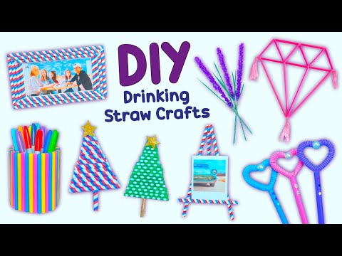 15 DIY Projects With Drinking Straws – Amazing Drinking Straw Crafts and Life Hacks