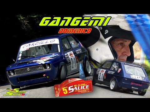 FIAT 127 1400CC SCREAMING SHOW & ON BOARD // DOMENICO GANGEMI // SLALOM SALICE 2022