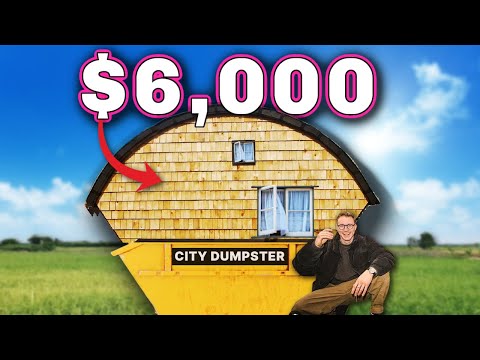Built An Affordable $6,000 Tiny Home Out Of Dumpster