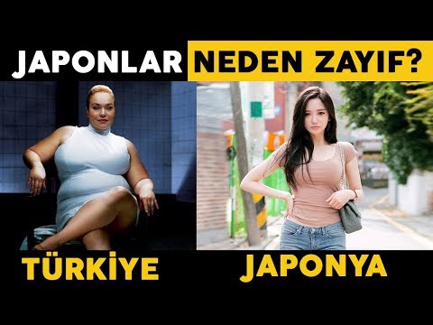 Japonya'daki İnsanların Zayıf Kalmasının Sırrı Ne? | Neden Hiç Şişman Japon'la Karşılaşmıyoruz.