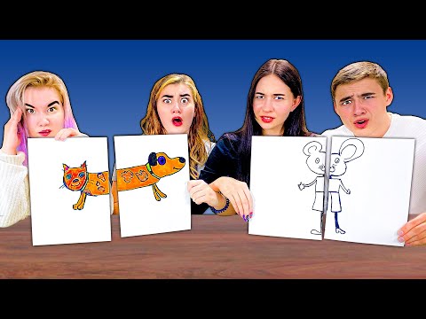 Thumbnail for НАРИСУЙ РИСУНОК ВДВОЕМ ЧЕЛЛЕНДЖ!