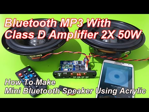Thumbnail for Bluetooth MP3 With Class D Amplifier 2X 50W