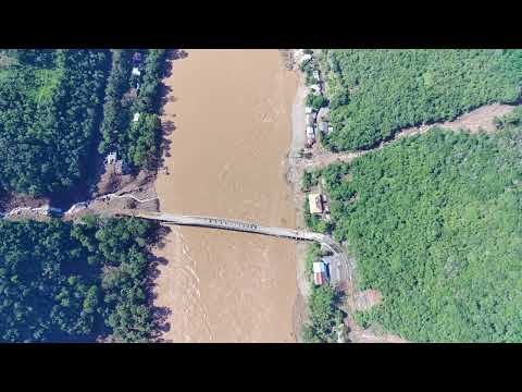 Imagens aéreas do impacto das chuvas na Serra das Antas