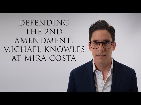 Thumbnail for [FULL SPEECH] Defending the 2nd Amendment: Michael Knowles at Mira Costa