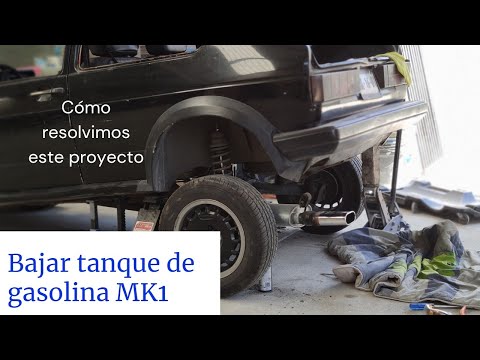 como bajar tanque de gasolina Golf MK1 o caribe