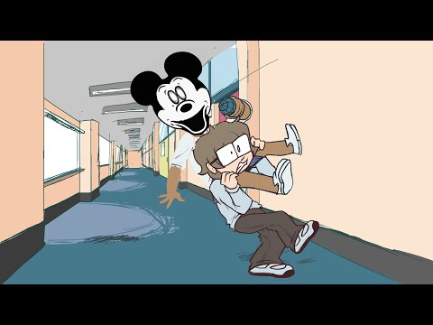 FNF Toyboy Song But Mickey Mouse Vs Senpai & Hayase Nagatoro Sing it | Friday Night Funkin'