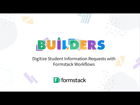 Thumbnail for Digitize Student Information Requests with Formstack Workflows | Formstack