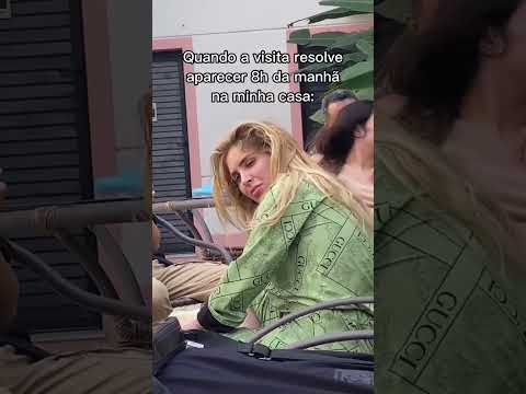 Quando a visita aparece cedo na sua casa ???? | Manu Bahtidão - infelizmente ????