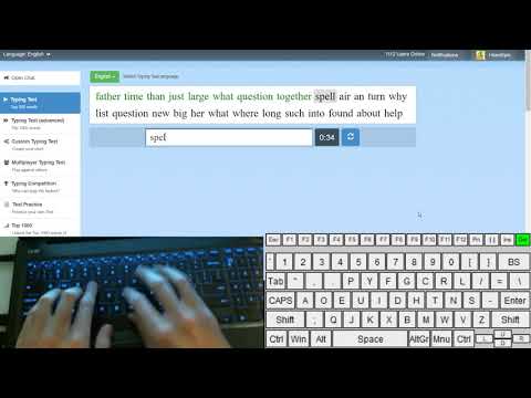 Thumbnail for 10 Fast Fingers Dvorak World Record - 206 WPM Typing