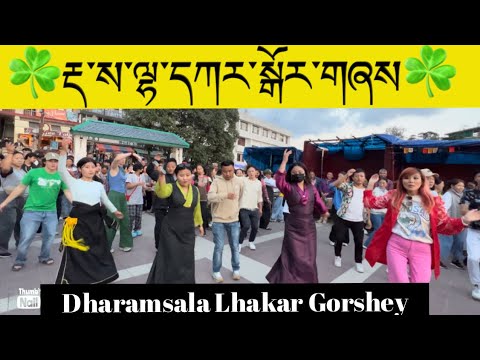༼རྡ་ས་ལྷ་དཀར་སྒོར་གཞས།༽dharamsala lhakar gorshey||tibetanvlogger