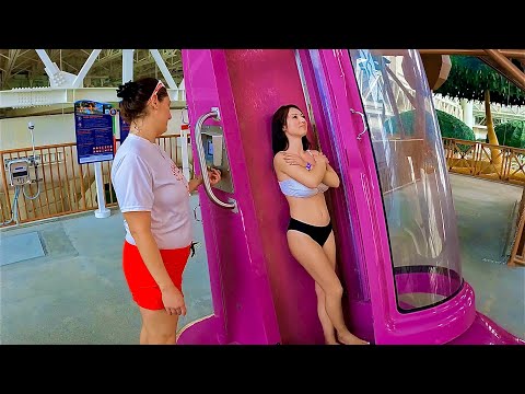Thumbnail for Waterslides at DreamWorks Water Park in USA