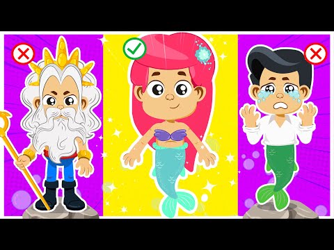 Thumbnail for NEW! ????????‍♀️⭐️ Kit plays at becoming characters from The Little Mermaid! | Superzoo