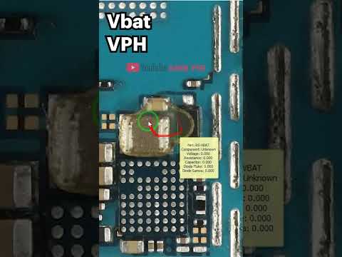 "The VPH voltage in a mobile device   #تعمیراتموبایل #smartphone #cellphone