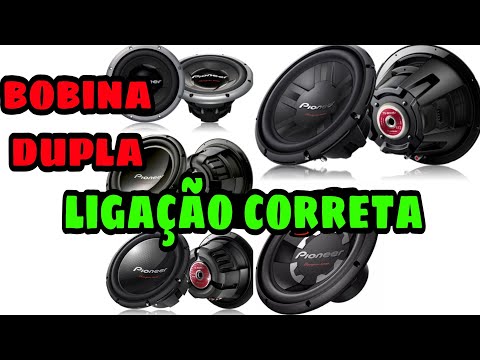 COMO LIGAR SUB PIONEER BOBINA DUPLA + DICA (MANEIRA CORRETA D2/D4)