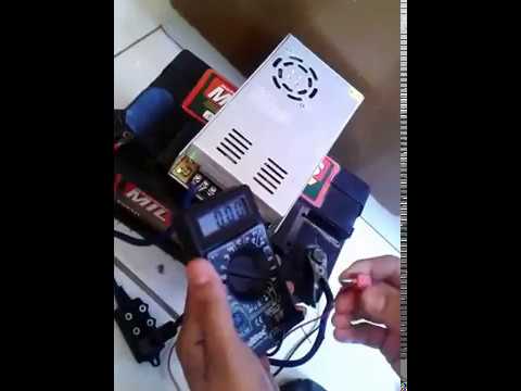 Regullando e carregando bateria automotiva com fonte chaveada 12v 30A