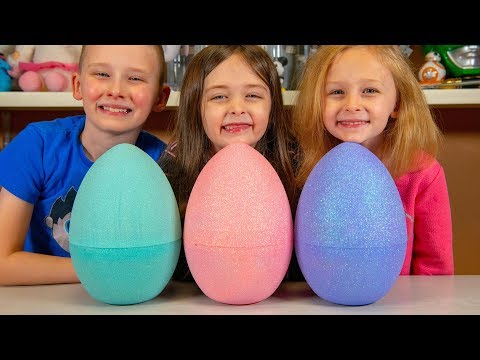 Thumbnail for HUGE Toy Surprise Eggs Filled with Blind Bags & Toys for Boys & Girls Family Fun Kinder Playtime