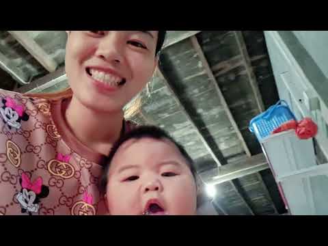 น้องมีบุญอ้อแอ้กับพี่หลิงหลิงจ้า