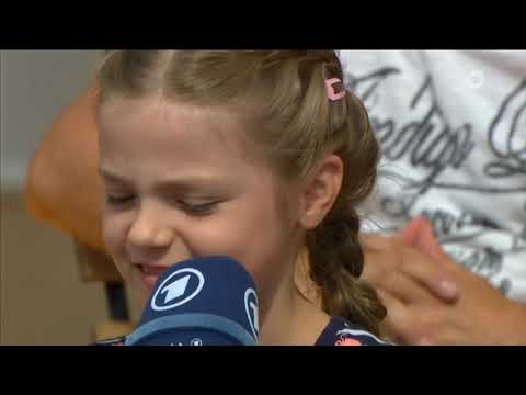 Eva und Bastian Leissen bei &quot;Immer wieder sonntags&quot; live in der ARD