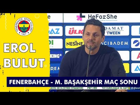 Teknik Direktörümüz Erol Bulut&apos;un Maç Sonu Açıklamaları