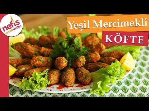 Yeşil Mercimek Köftesi - Böylesini denemeniz lazım, çok lezzetli ve faydalı