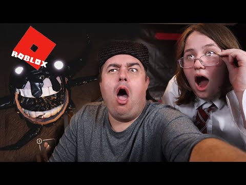 Daughter Makes Me Play Roblox Horror | Doors