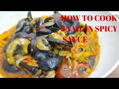 HOW TO COOK SNAIL// IN SPICY SAUCE