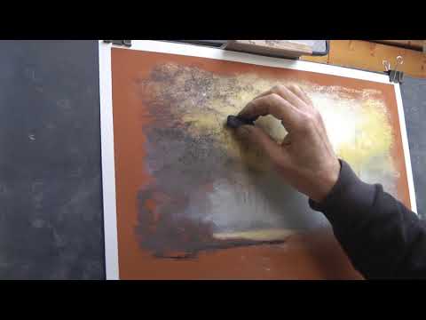 Michel Breton Pastelliste &quot;Brume matinale&quot; 19 03 21