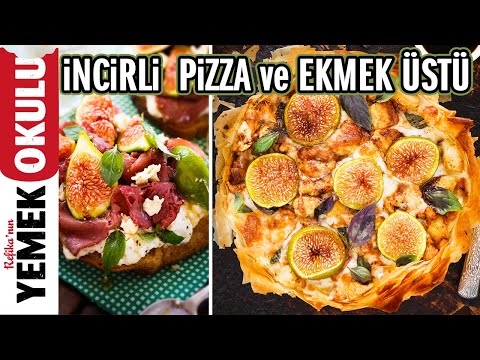 Hayatınızda Böyle Pizza Yemediniz! | İncirli Tavuklu Pizza ve Ekmek Üstü Tarifi