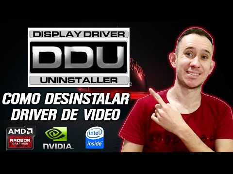 Como DESINSTALAR Driver de Vídeo Nvidia, AMD ou Intel usando o DDU Display Driver Uninstaller