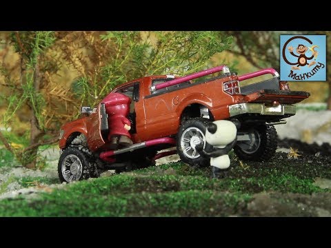 Thumbnail for Мультик про машинки. Маша и Медведь пускают кораблики. МанкиМульт