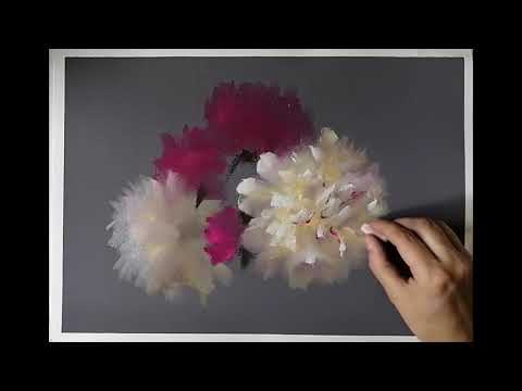 How to paint. Soft Pastel Pions