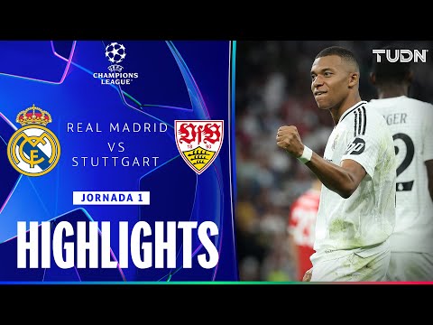 HIGHLIGHTS - Real Madrid vs Stuttgart | UEFA Champions League | TUDN