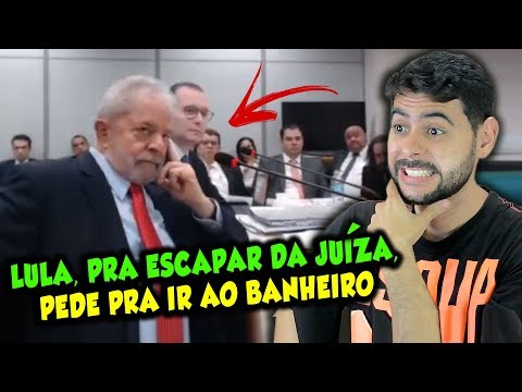 Lula estressa Juíza em audiência e pra situação não ficar pior pede para ir ao banheiro