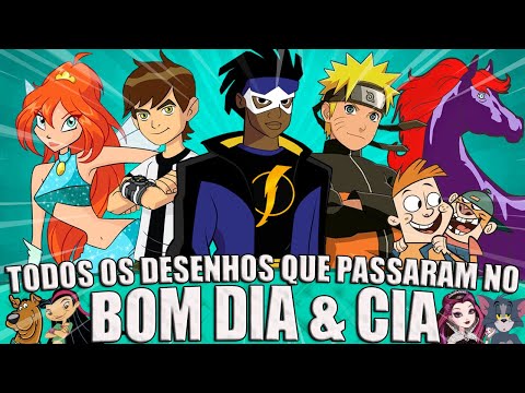 Todos os 187 DESENHOS que passaram no BOM DIA & CIA (Carrossel Animado)