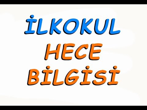 HECE BİLGİSİ 1.Sınıf 2.Sınıf 3.Sınıf 4.Sınıf Konu Anlatımı