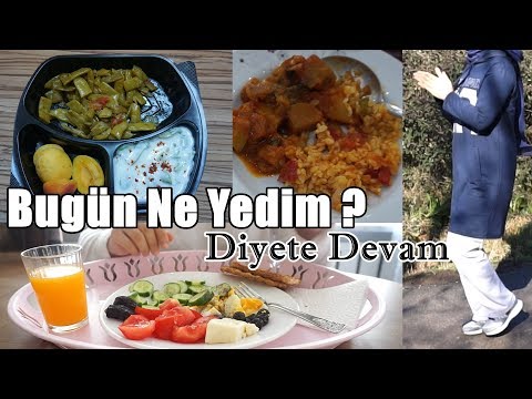 Sağlıklı Beslenme Bugün Ne Yedim ?| Diyete Devam