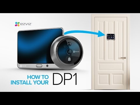 How to set up and install EZVIZ DP1 Wire-Free Smart Door Viewer