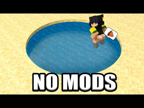 Thumbnail for I BUILT a ROUND POOL in MINECRAFT WITHOUT MODS! (Circles in Minecraft)