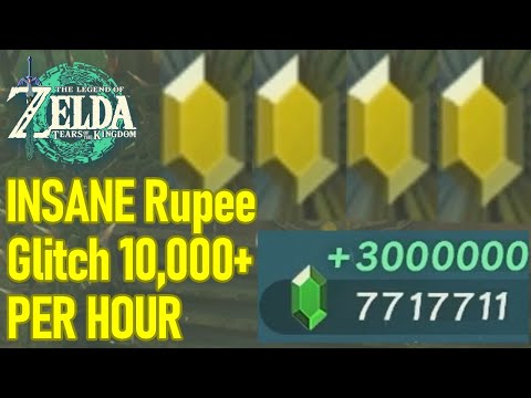 Thumbnail for INSANE Zelda Tears of the Kingdom Rupee farm glitch, 10,000+ PER HOUR money farm