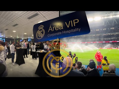 HALA MADRID Y NADA MÁS, COMO ES el AREA VIP del BERNABÉU