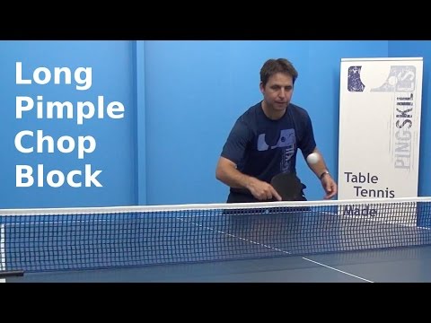 Long Pimple Chop Block | Table Tennis | PingSkills