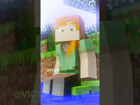 Steve become Herobrine @VIOToons #minecraft Shorts