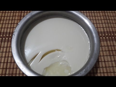 SOY YOGURT ( ON STOVE )  II RICH & CREAMY HOME MADE SOY YOGURT