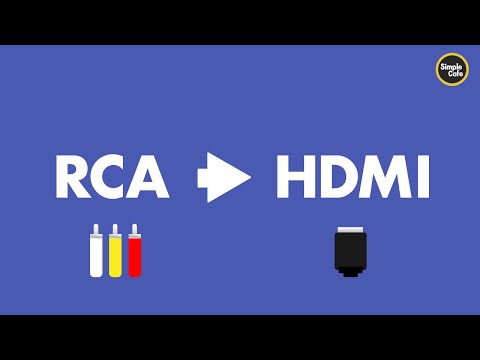 Play RCA devices on HDMI Tv&apos;s