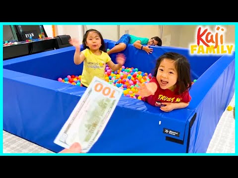 Thumbnail for 24 hrs in the Ball Pit Challenge Wins with Ryan Emma and Kate!!!