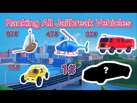 Ranking ALL VEHICLES IN JAILBREAK ???? *71 VEHICLES* (Roblox Jailbreak)