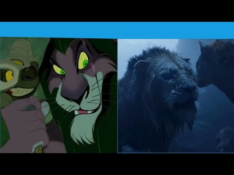 Шрам разговаривает с гиенами.1994/2019.