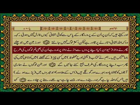 Thumbnail for 6 SURAH ANAAM JUST URDU TRANSLATION WITH TEXT FATEH MUHAMMAD JALANDRI HD