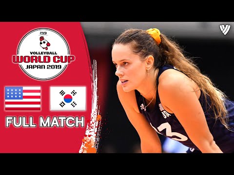 USA ???? Korea - Full Match | Women’s Volleyball World Cup 2019